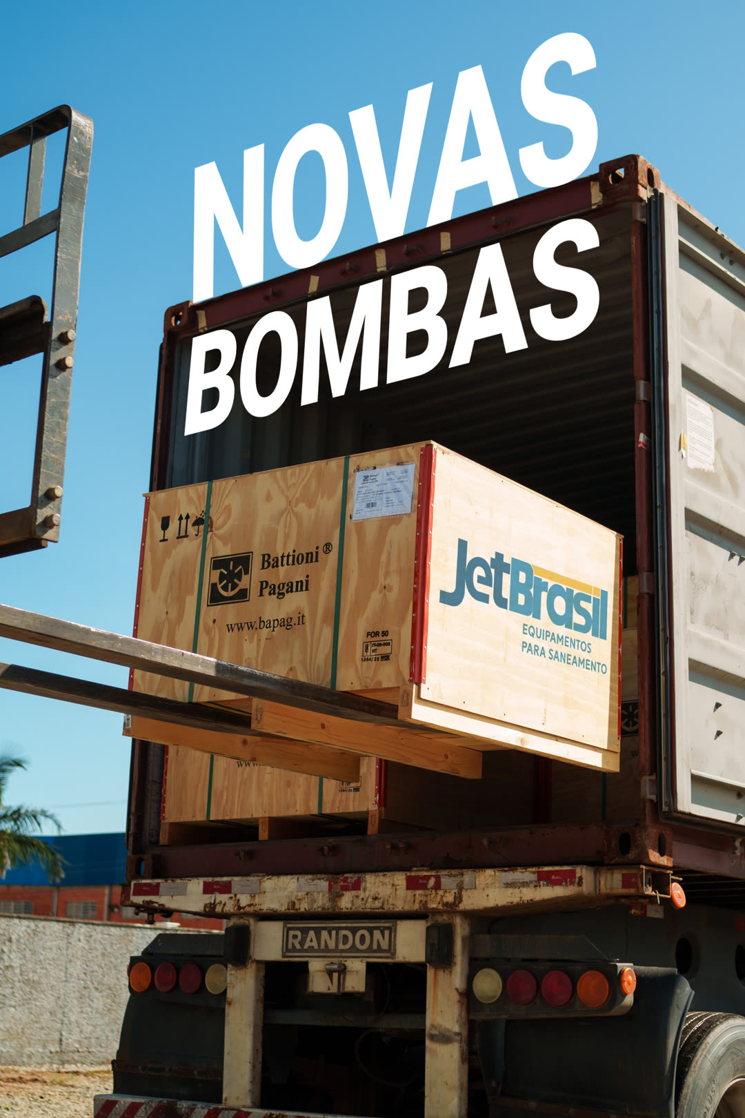 Bombas Battioni Pagani em estoque na Jet do Brasil